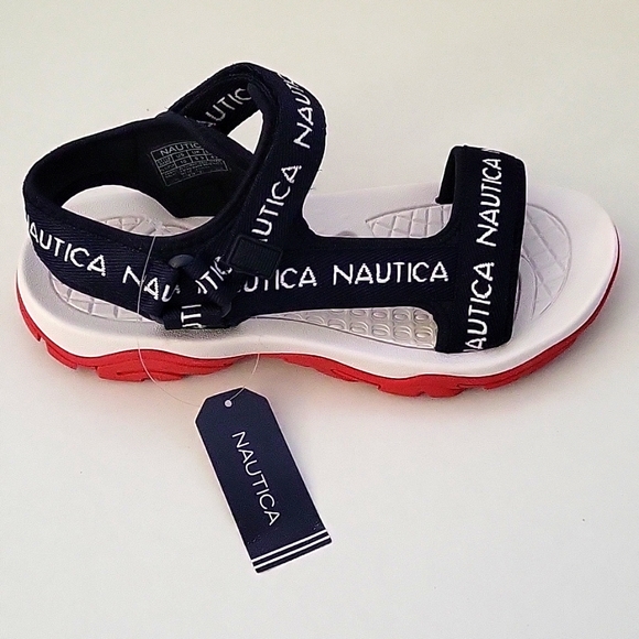 Nautica Men's Sandals, Open Toe Athletic Water Shoes With Strap - Picture 4 of 8